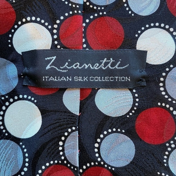 Zianetti Italian Silk Collection Men’s tie business office events career - Picture 2 of 6